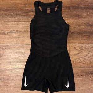 XS NIKE DRI-FIT Running Gym Black Unitard
